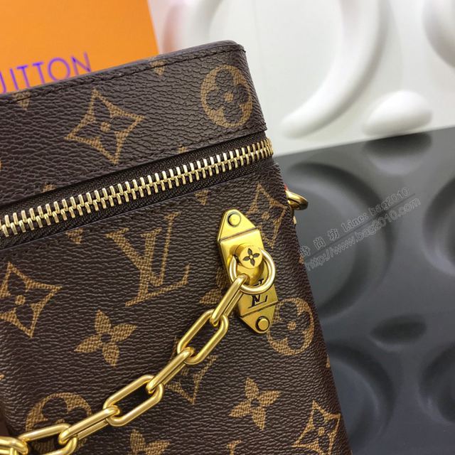 LV包 LV女包 M44914 全新PhoneBox手袋 LV路易威登2020款新款老花手機包  ydh3317